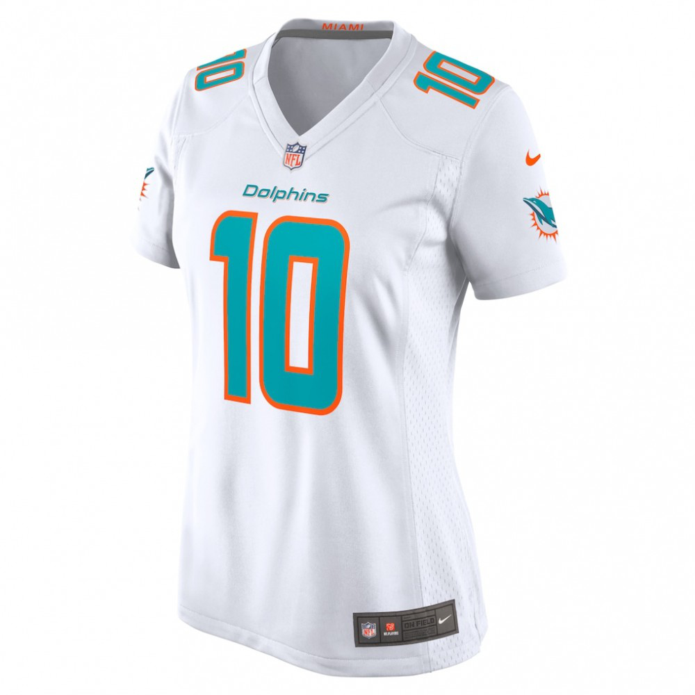 Tyreek Hill Miami Dolphins Nike Women's Player Jersey - White-GridironStore